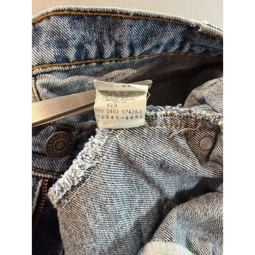 Levis Gold Tab Womens Denim Shorts 32 Y2K 90s‎ Vintage Relaxed Fit